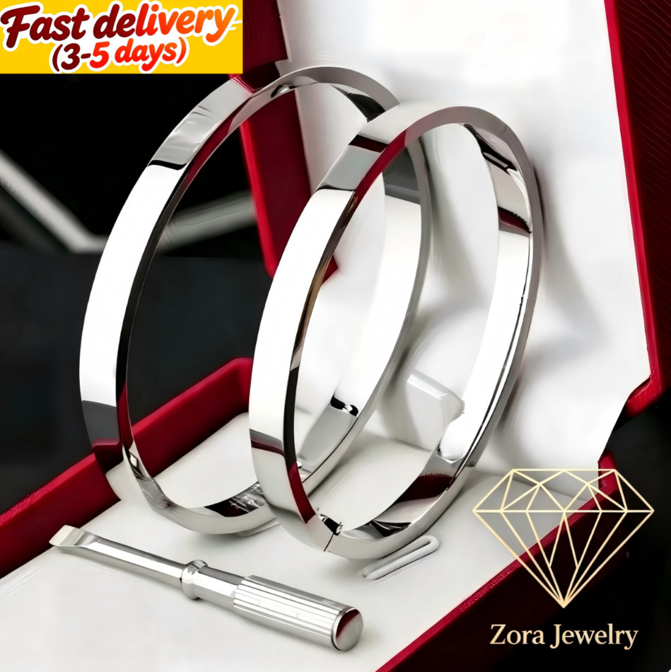 2026 New Jewerly For Women Mens Designer Jewelry 18K Gold Bracelet Bangle Fashion Stainless Steel Silver cologne Rise Cuff Lock perfume 10 Diam Desi