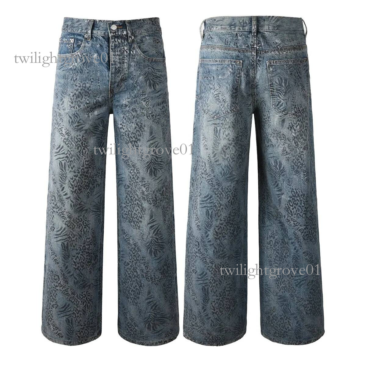 ksubi jeans designer jeans Ksubi men's jeans Ripped High Street Jeans Retro Paint Spot Patch Hole Denim Streetwear silm Feet Micro Elastic High