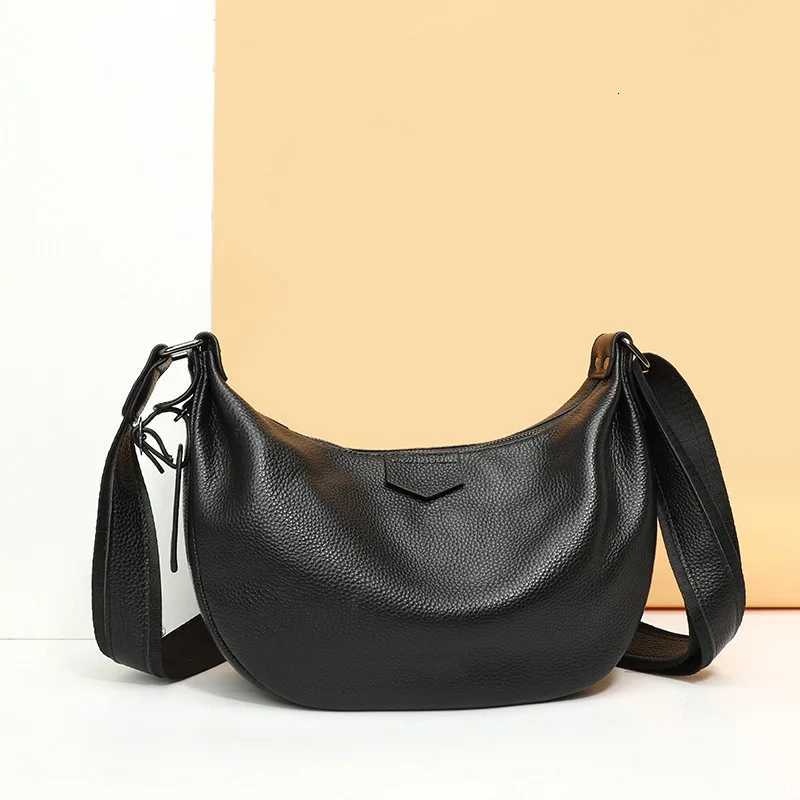 Totes Women's Natural Cow Leather Bag Female Retro Cowhide Crossbody Bag Ladies Large Capacity Shoulder Bag for Middle Aged Women 2025 X261016