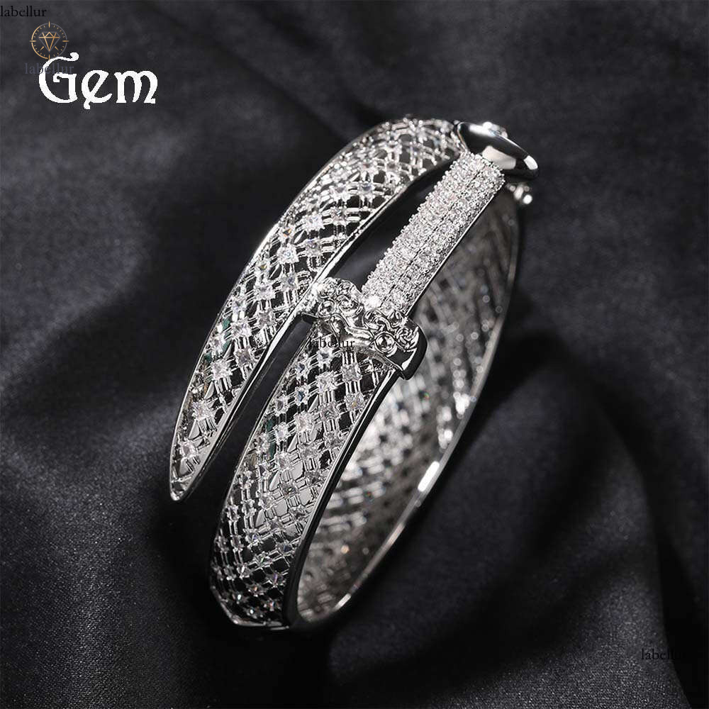 Moissanite Jewelry Factory Direct Sale Cool New Style Sword Personality Creative Cross Design Men's Bracelet Trend 7
