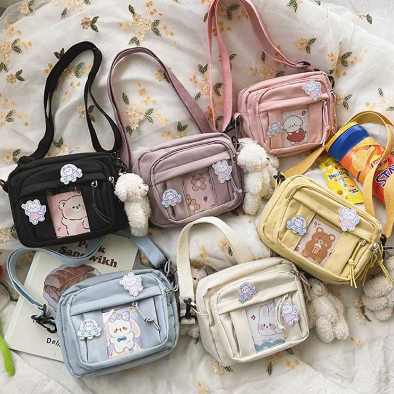 Evening Bags New Kawaii Bag 2025 New JK Transparent Bag Small Crossbody Bag For Women Purses and Handbags Shoulder Bag Itabag Bolso H261016