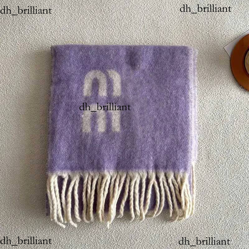 Scarves 2026 Winter New Jacquard Double sided Two tone Mixed Color Womens Scarf with Wool Mix Simple Warm H250313 K2BM Hot