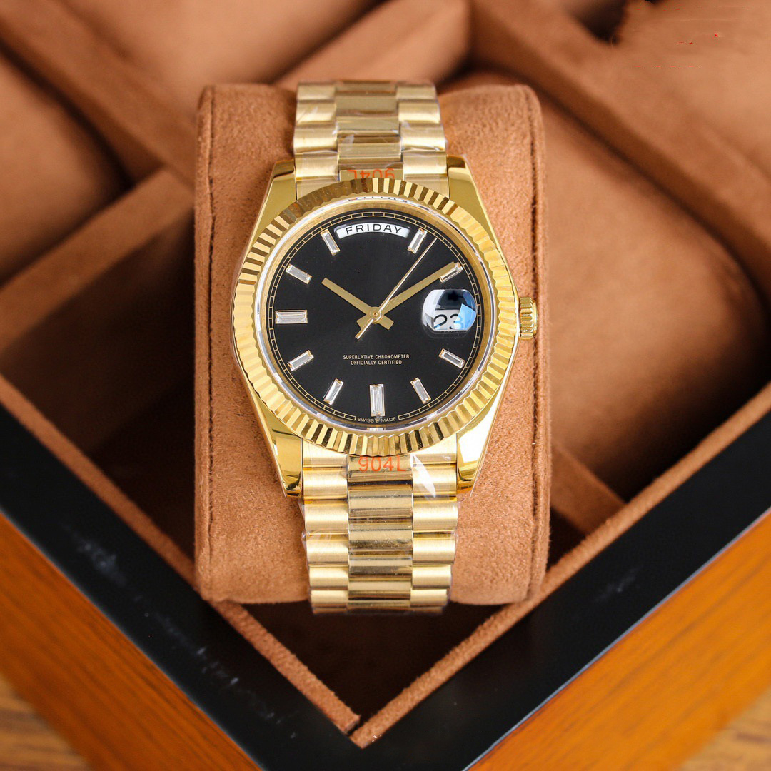 Mens Sport Automatic Mechanical Watch - 40mm Log Sapphire Dial Ceramic Bezel Sapphire Glass Luminous Waterproof journal Luxury Wristwatches Movement