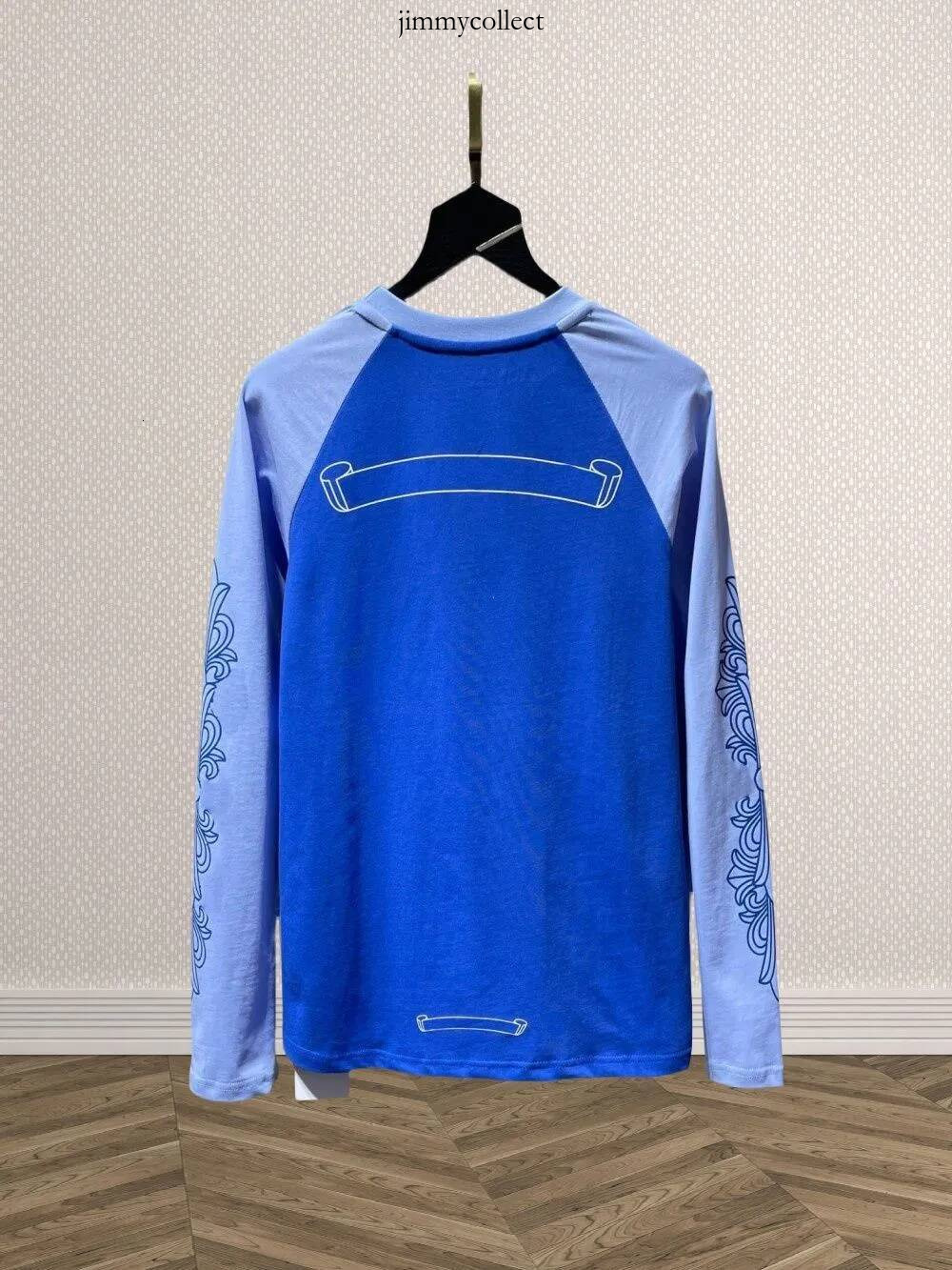Chome Hoodie crome long Designer Men's Graphic Chromed hoodie Street Luxe Pure Cotton Short Sleeve Casual Womens Mens Horseshoe Embroidery High