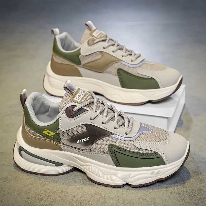 Casual Shoes Large Size Men Casual Shoes Free Shipping Spring Autumn Thick Sole Height Increasing Comfort Trend Flat Sports Sneakers H261016