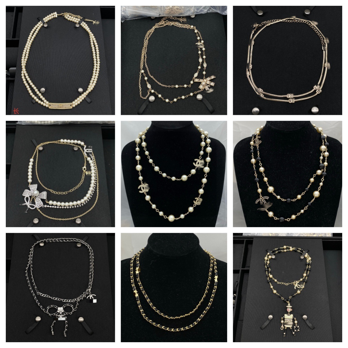 C necklace Xiangjia Women's European and American Cross-Border Light Luxury Exquisite Elegant High-End Vintage Versatile Fashion Trendy Sweater