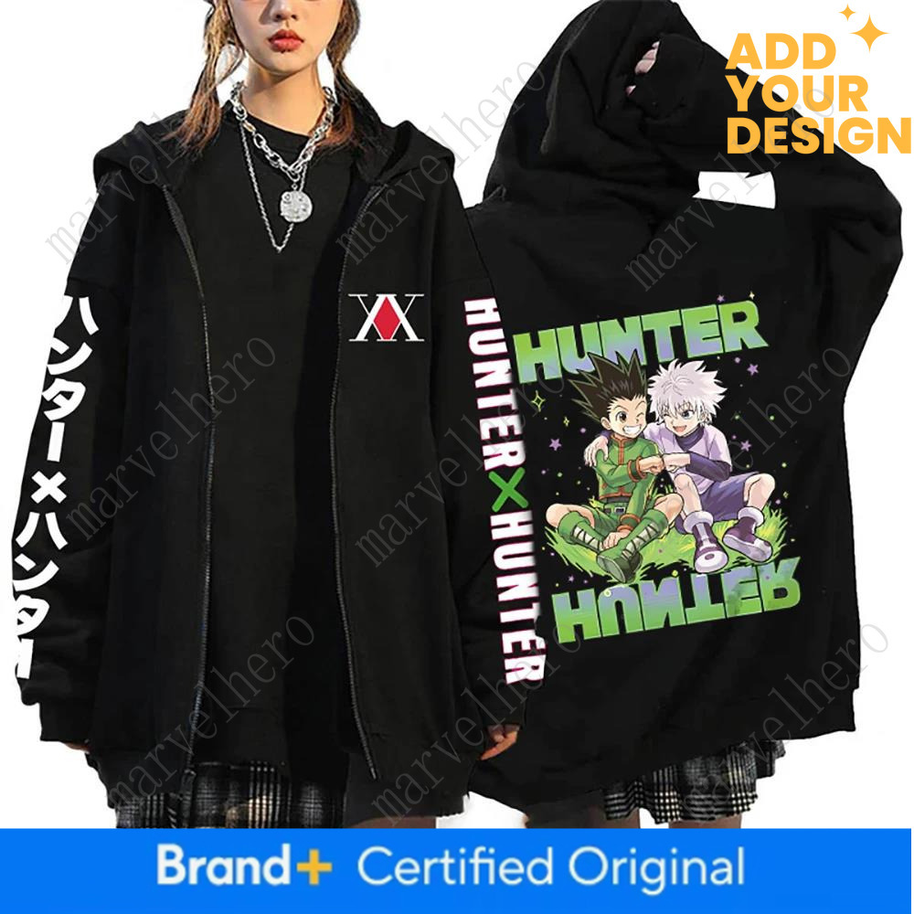 Anime X Hunter Hoodies Killua Zoldyck Sweatshirts Hisoka Chrollo Cosplay Hoodie Men S Women S Oversized Jacket Streetwear
