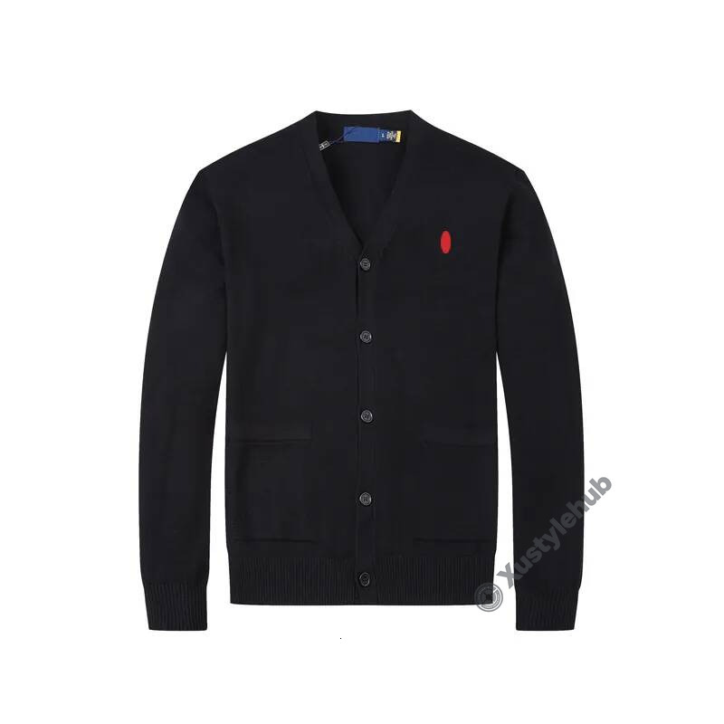 polo Men's Sweaters Small Embroidery Knitted Cardigan Cotton Causal Open Front Woolen Jacket Horse Long Sleeved Cashmere polo Sweater polo 54c