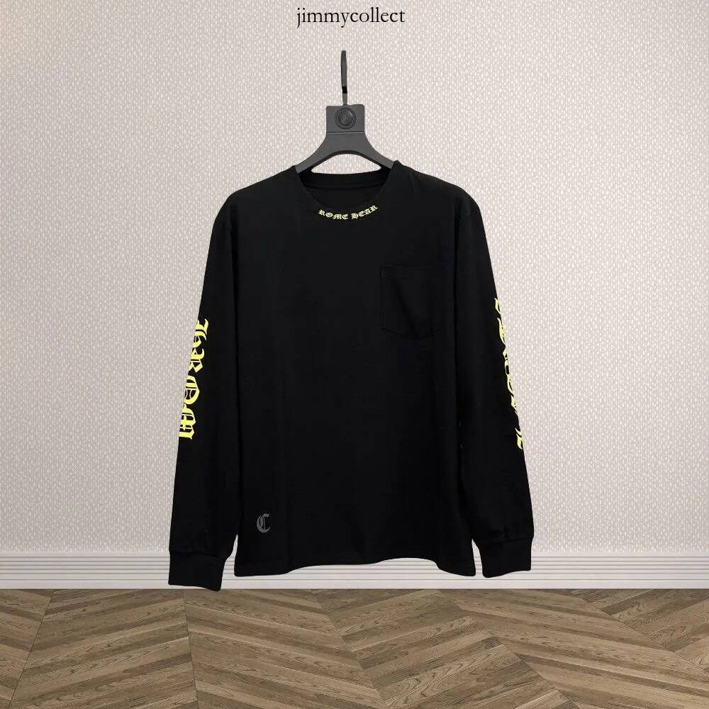 Chome Hoodie crome long Designer Men's Graphic Chromed hoodie Street Luxe Pure Cotton Short Sleeve Casual Womens Mens Horseshoe Embroidery High