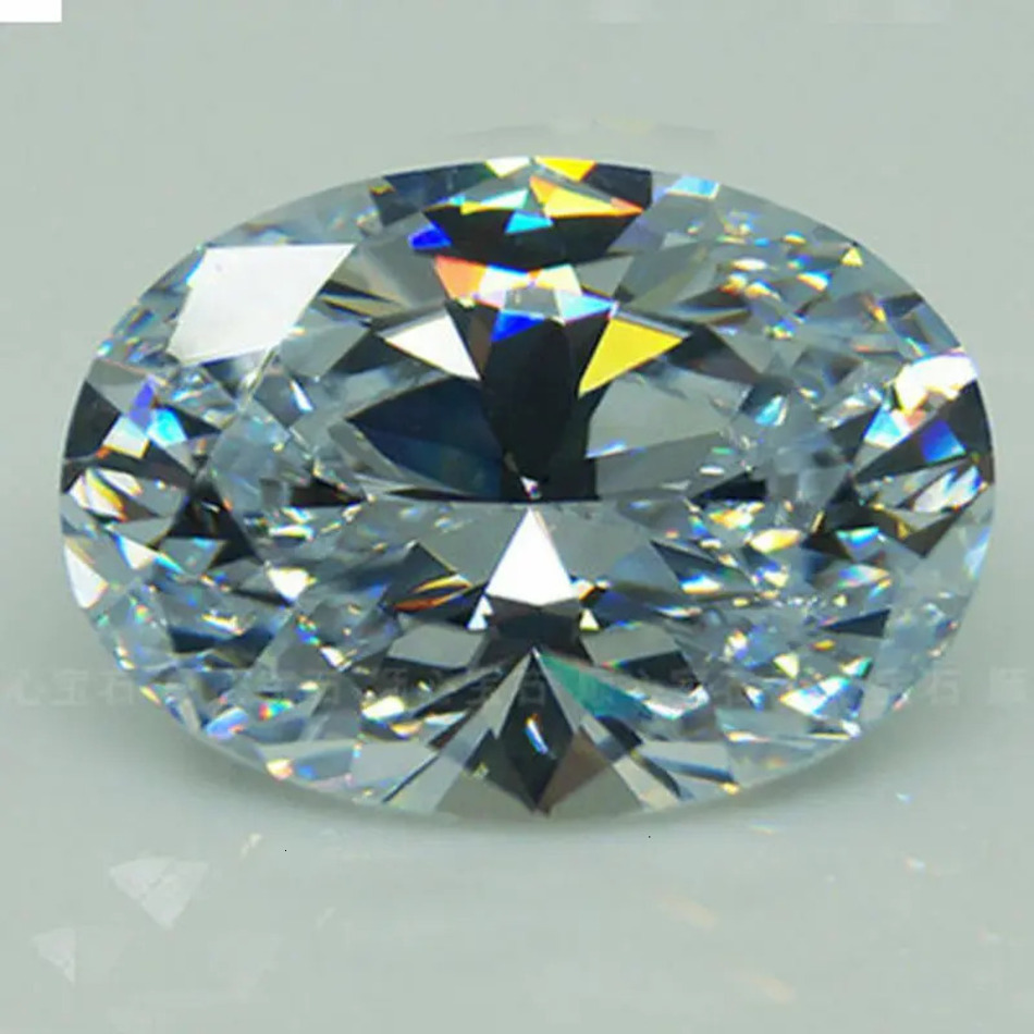 2026 New cologne perfume HUGE Unheated 56 58Ct VVS White Sapphire Zircon 18X25mm Oval Cut AAAA Loose Gemstone Designer GE