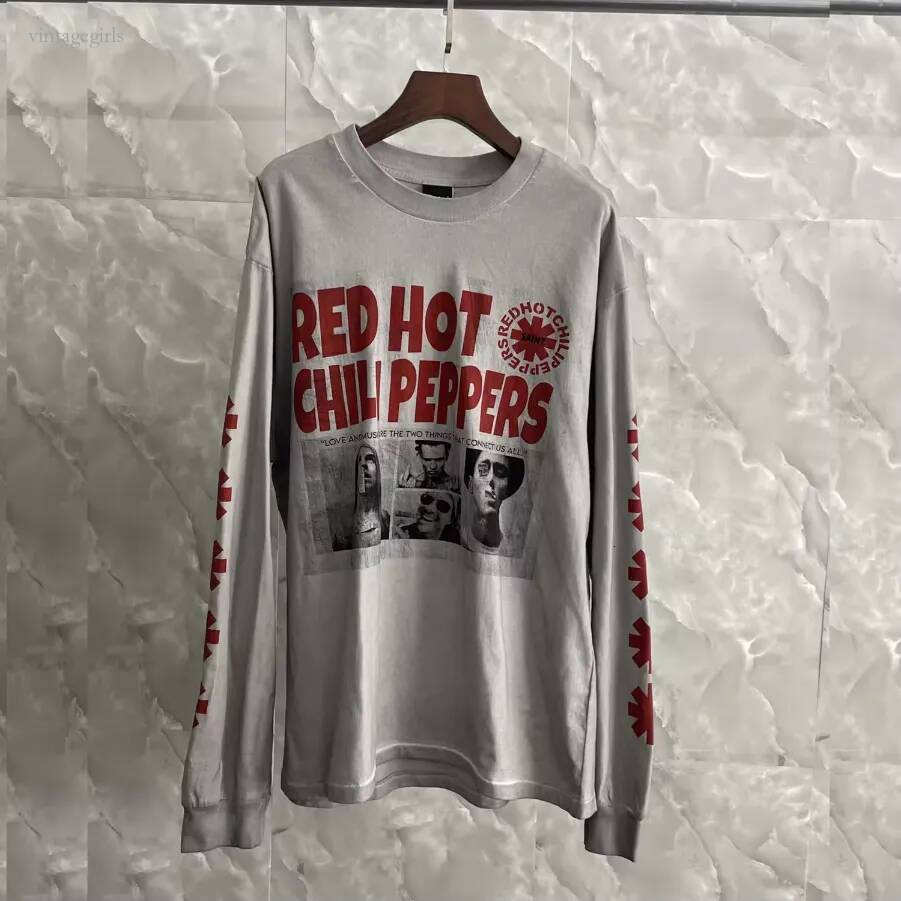 Designer Shirt Men Washed T Shirt Men Women Long Sleeves Tee Tops T Shirt Autumn Graphic Streetwear Y2k Size S-Xl