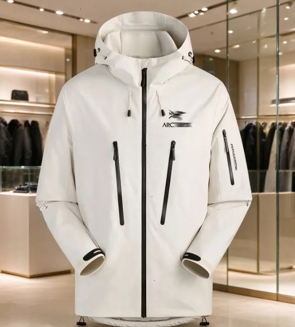 Arcterity Jacket Men's Jacket Coat Women Seam Taped Ripstop Shell Coat Outdoor Waterproof Jackets Fashion Printed Designer Jacket Bone Bird Arc