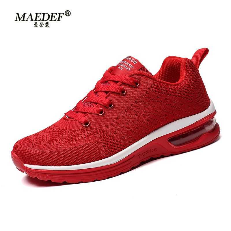 Casual Shoes MAEDEF Men Sneakers Running Shoes Breathable Men Women Lightweight Air Cushion Trainers Durable Fashion Sports Shoes for Men H261016