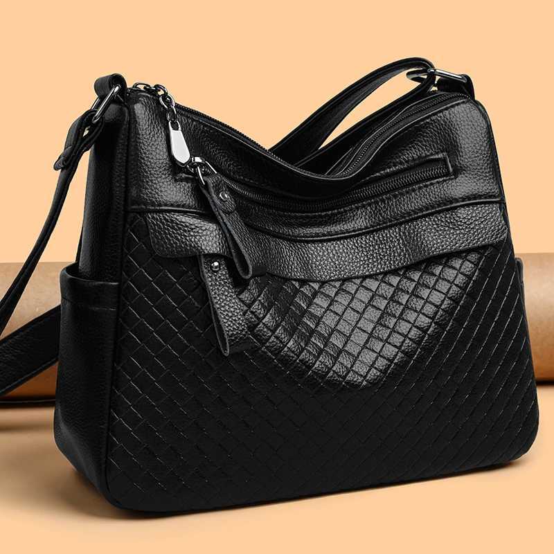 Shoulder Bags Fashion Women's Brand Trendy Shoulder Bag Leather Crossbody Bag High Quality Women Tote Bags 2024 Large Capacity Female Handbags