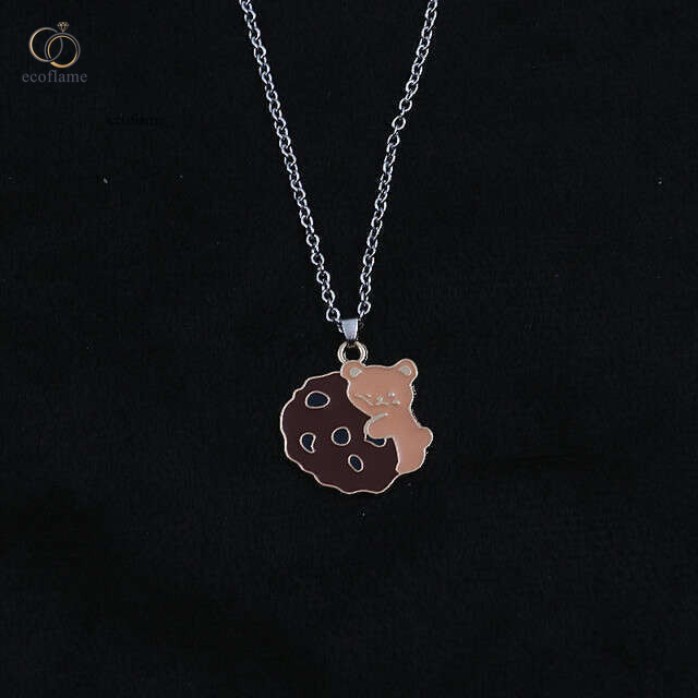 Ins Internet Celebrity Cartoon Necklace Men and Women Couple Pendant Duck Simple Hip-Hop Gift for Best Friend Sweater Chain Trend