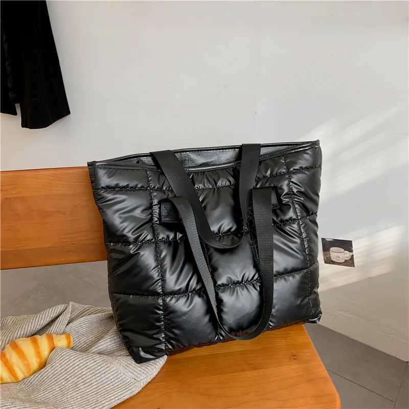 Evening Bags Women's shoulder bag light large bag women's fashion cotton tote bag large capacity shoulder bag commuting bag H261016