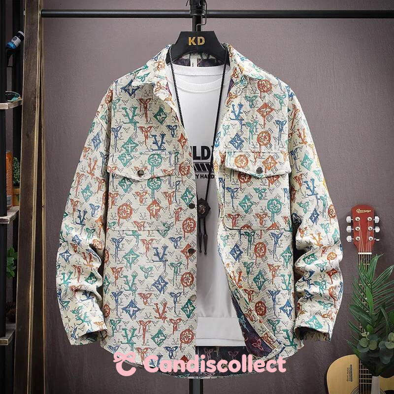 louisd 2026 Designer Men's Spring Edition Personalized Casual Fashion Collar Jacket Light Luxury Cool Handsome Warm Sports Outdoor 819