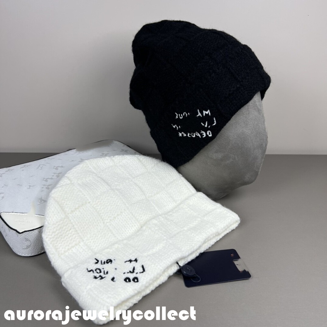 Designer Beanies Men Women Knit Hat Bonnet Fashion Pattern Knitted Casual Versatile Simple Autumn Winter Warm Outdoor Cold-Proof Wool Louislied Vuit