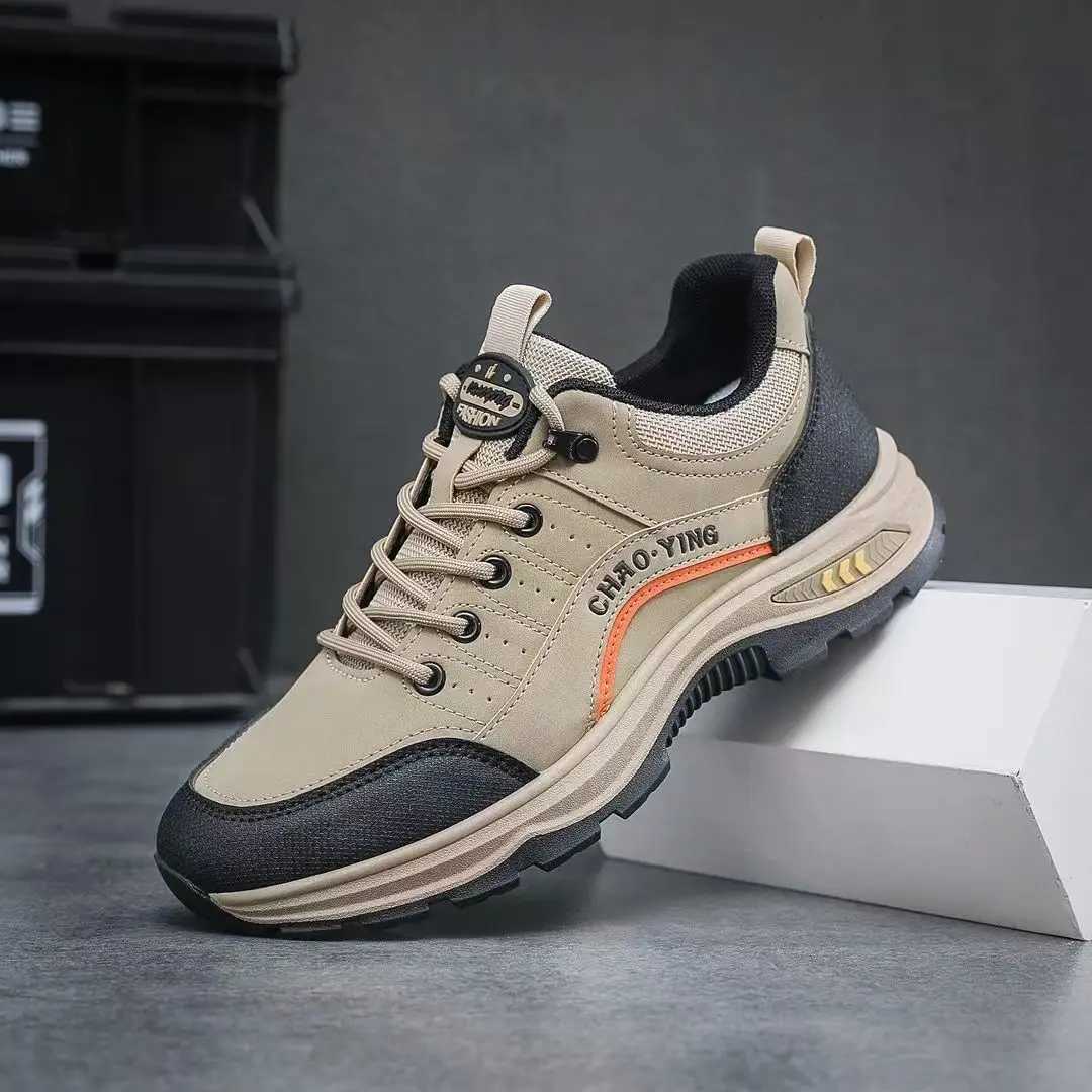 Casual Shoes 2026 New Mens Shoes Fashion Outdoor Sports Sneakers Comfortable Simple Casual Hiking Shoes H261016