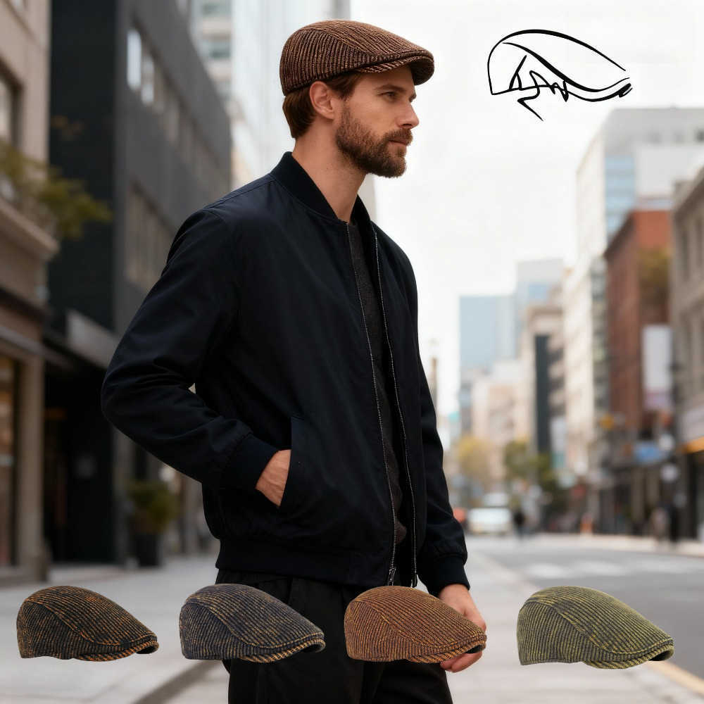 Women 1pc Beret Newsboy Hat for Men French Corduroy Cap Classic Autumn Winter Visor Beret Hat Solid Color Cabbie Cap for Outdoor S261016RIK8
