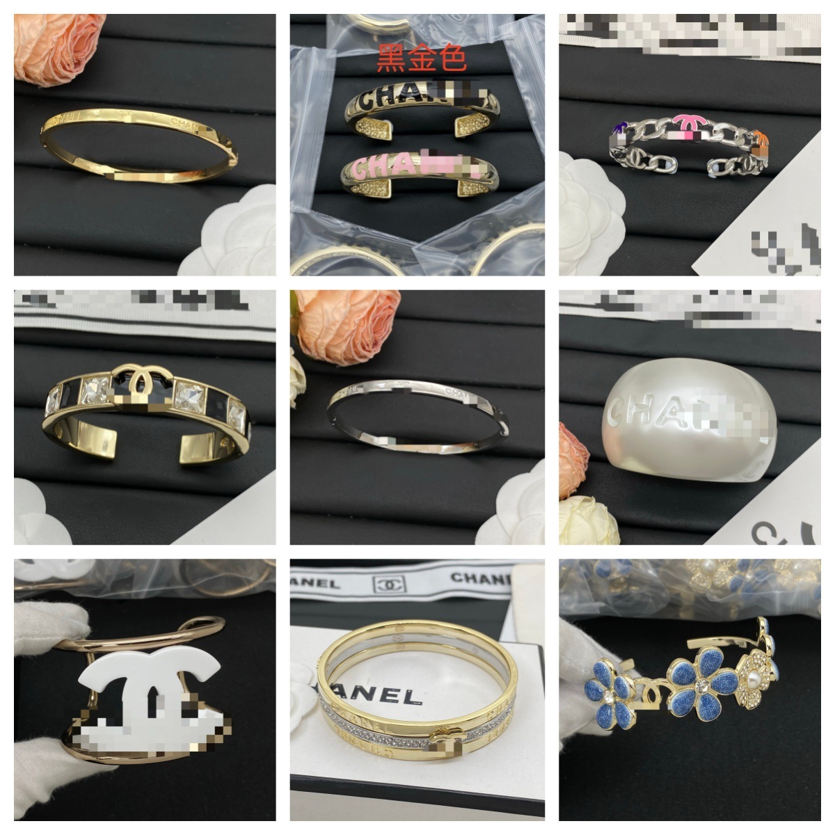 C bracelet Xiangjia European cross-border women's unique versatile fashion high-end neck accessory sweet and cool American style trendy bracele
