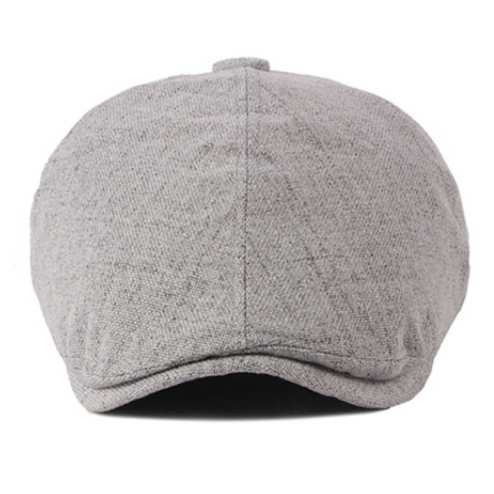 Berets HT4624 Spring Summer Sun Caps for Men Women Retro Artist Painter Beret Hat Octagonal Flat Cap Male Female Linen Beret Cap S261016EJNJ