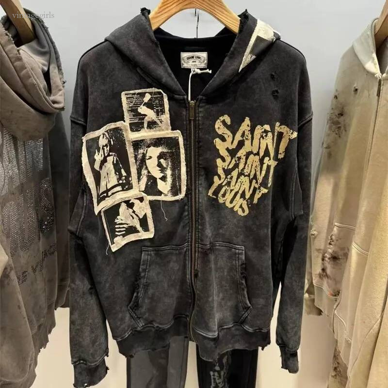 2025 New Zipper Letter Hooded Jackets Men's Casual Coat Sweatshirts Pullover Designer Jacket Men High Quality Designer Hoodie Size S-Xl