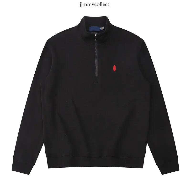 polo cardigan men designer knit Horse sweater quarter zip pull homme mens pullover half zipper luxury brand casual jumper autumn wool b21