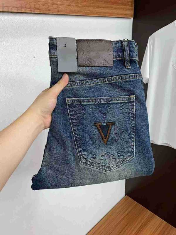 Men's Jeans Designer Vintage Street-style Denim High-quality Casual Everyday Wear Pants 442R