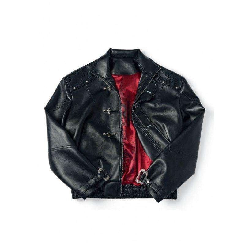 Designer Streetwear surdimensionné 2026 printemps veste en simili cuir noir zippé col à revers manteau de bombardier de baseball vêtements d'exté