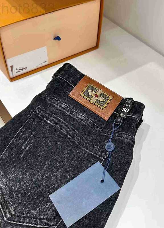 Men's Jeans Designer For Mens Jeans, Retro Style Trousers, Slim-fit Denim Long Casual Luxury 1912