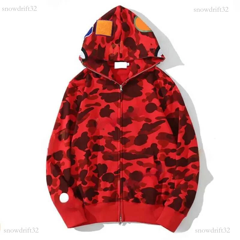 bathing App jacket Mens Designer Bathing Ape Hoodie Jacket Full Zip Up Jackets Men Women Sweetwear Camouflage Pattern Hoodie Sweatshirts For Male ap