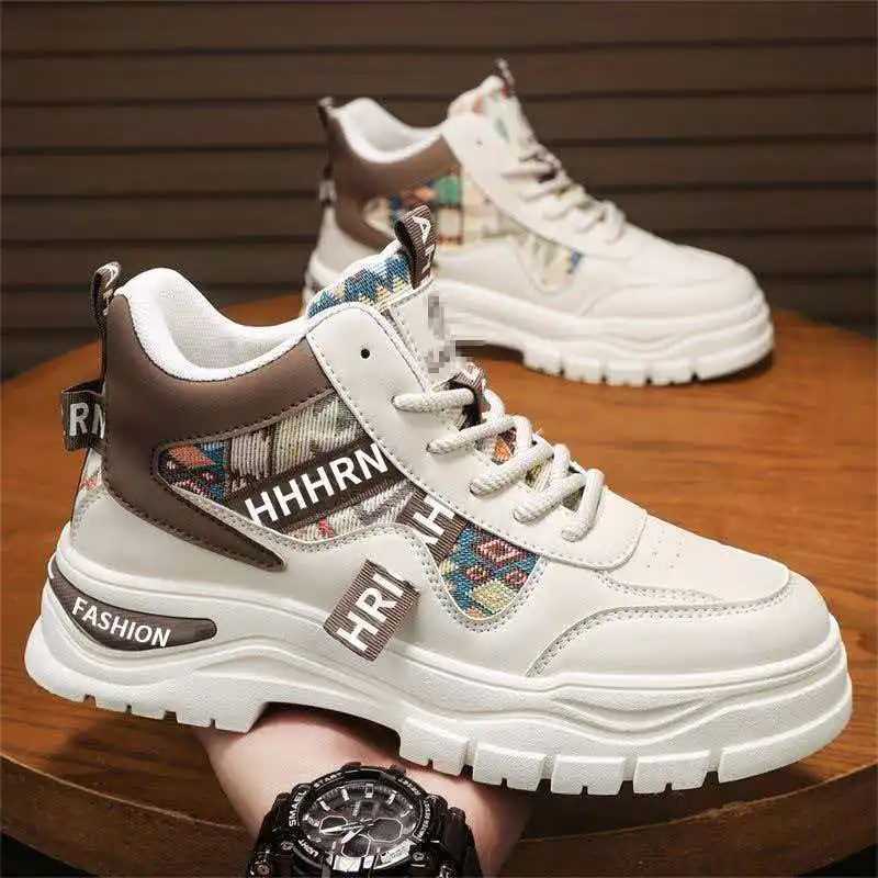 Casual Shoes Fashionable Casual Shoes for Men 2026 Spring New Style Versatile Laced Sports Shoes Breathable Wear-Resistant Casual Sneakers H261016