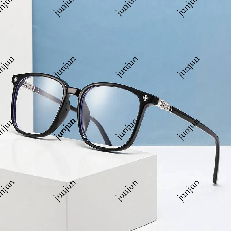 Luxury Brand Designer Unisex Large Anti Blue Light Glasses Prescription Eyeglasses Frame Photochromic Clear Eyewear Chic Stylish Modern