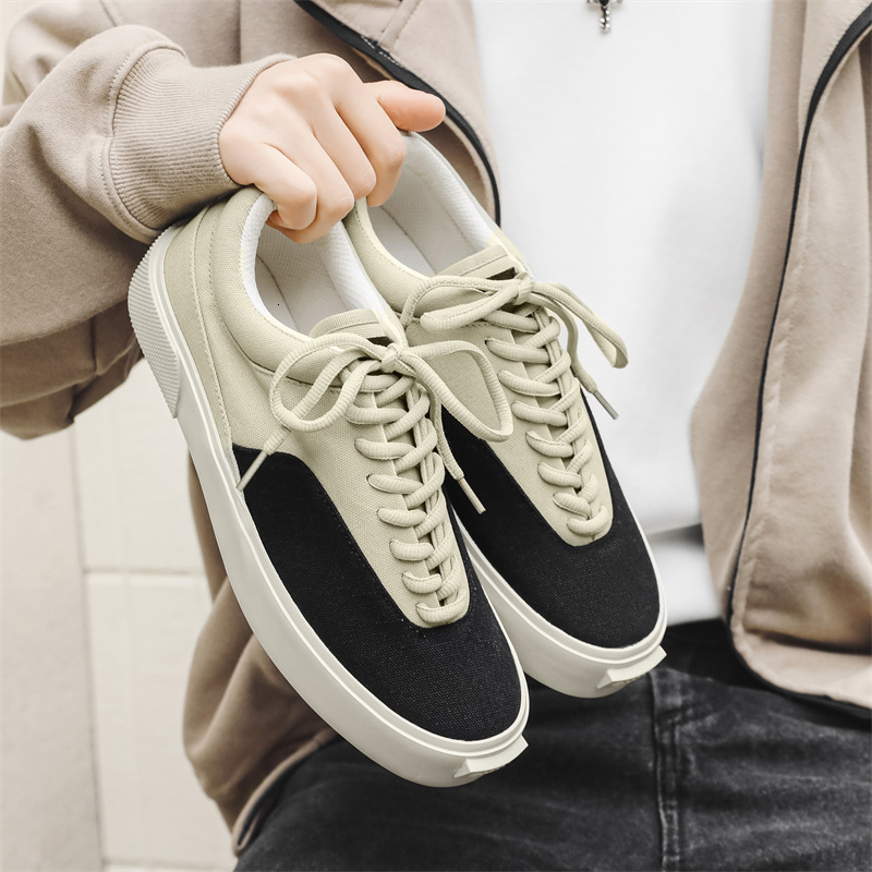 2026 New Niche Chinese-Style Student Low-Top Canvas Shoes Men's Sports Casual Sneakers X292