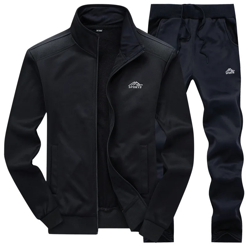 2026 Gym Spring Jacket Pants Casual Tracksuit Men Sportswear Tracksuits Men Polyester Sweatshirt Sporting Fleece ropa hombre 261016