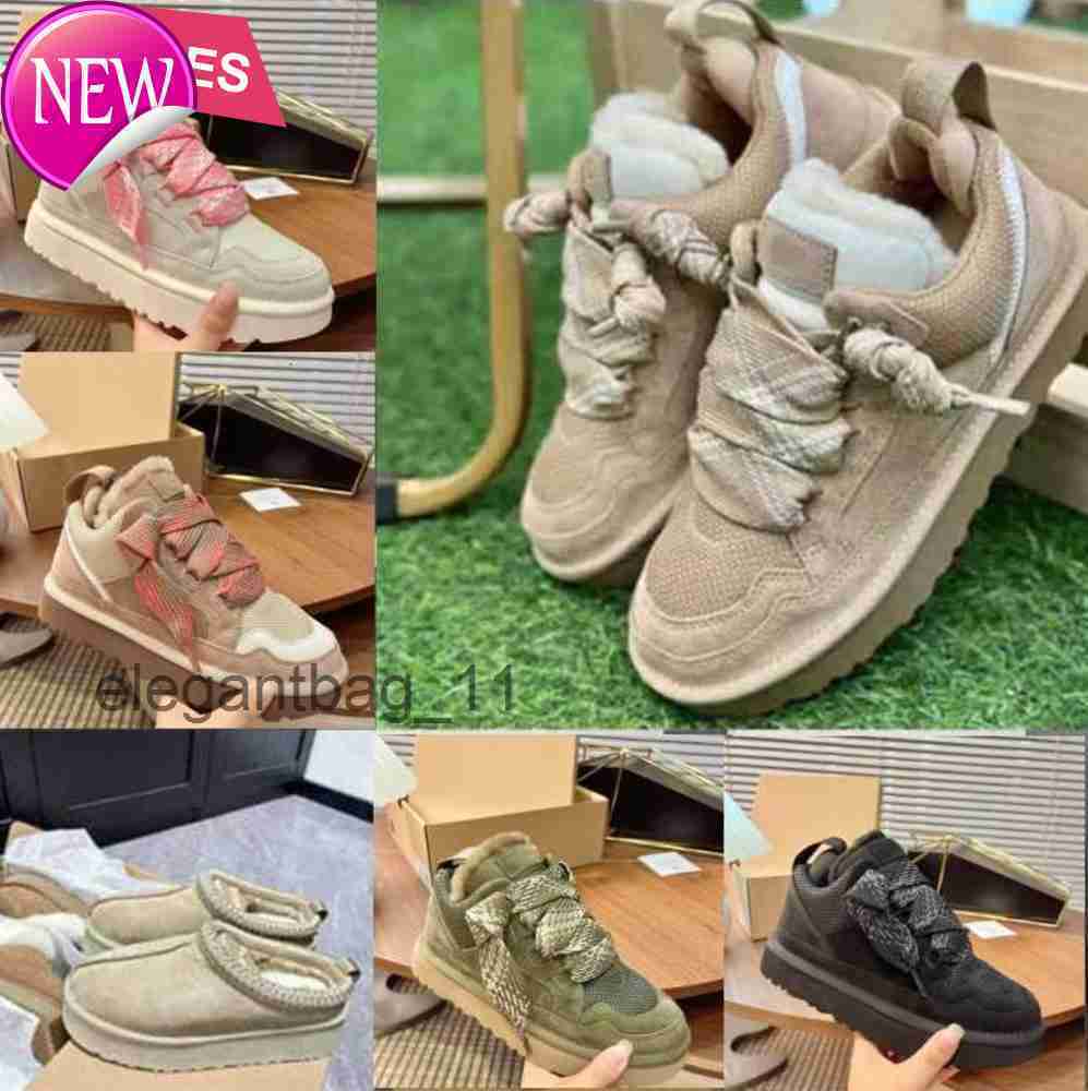 10A Lowmels Casual shoes Designer Boots snow boots Winter Shoes Sneakers Men Womens Sand Wool Sheepskin Suede LaceUp Trainers4691