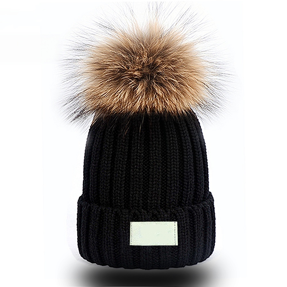 Fashion Winter Caps Beanie Hat Winter Beanies Men Women Warm Winter Pom Poms Bobble Hat Outdoor warm Cap High Quality B-4