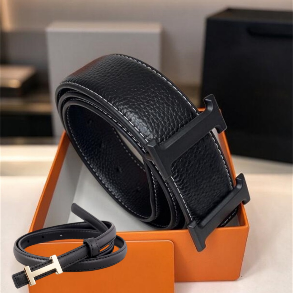 Women Genuine Leather Belt designer belts men High End Versatile Accessory For Jeans New Trendy Fashion om051