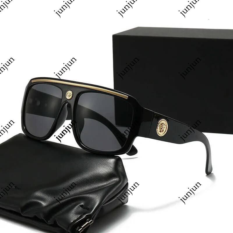 Luxury 2026 High End Daily 2025 European And American New Style Men Thick Fashion Trade Large Frame Sunglasses Women