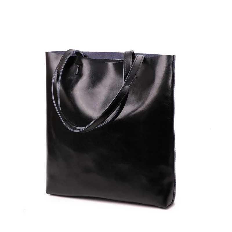 Cross Body 2024 Office Hand Shoulder Bags For Women Tote Cow Leather Bag Ladies Genuine Leather Handbags Big Women Bag Large Vintage Female H261016