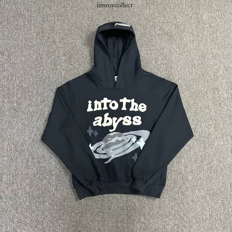 Brokenitys Plante Hoodie Designer Sweatshirt Men Foam Puff Graphic Zip Up High Street Hip Hop Baggy Sweatpants Streetwear Brokens Hoodie Planets Hoo