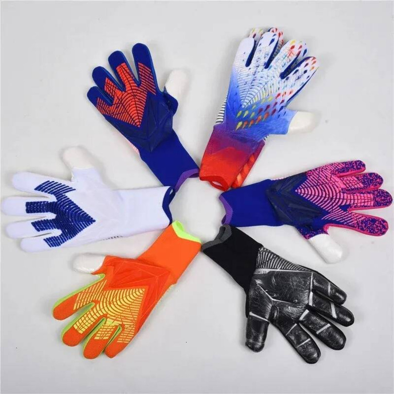 2026 New S Adults Goalkeeper Gloves Thicken Latex Football Anti Slip Soccer outdoor Breathable Ren Goalie Free Shipping Free