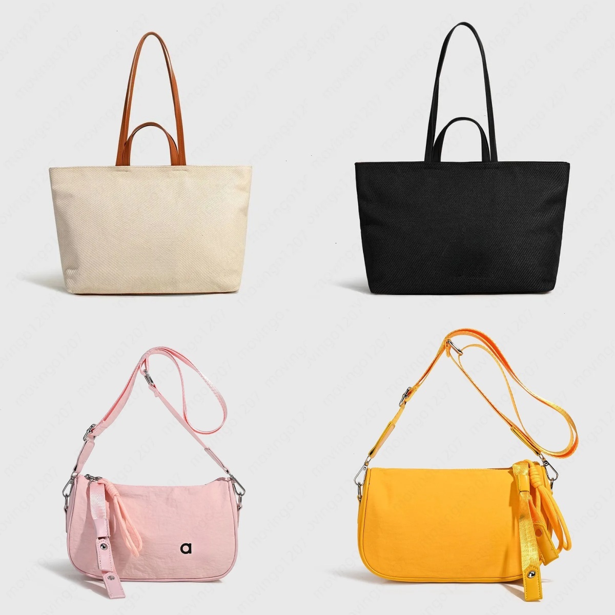 Yoga Tote Bag for Women Woven Texture Shoulder Handbag Aesthetic Daily Work Commute Tote Lightweight Gym Shopping Bag with Double Handles Large Capa