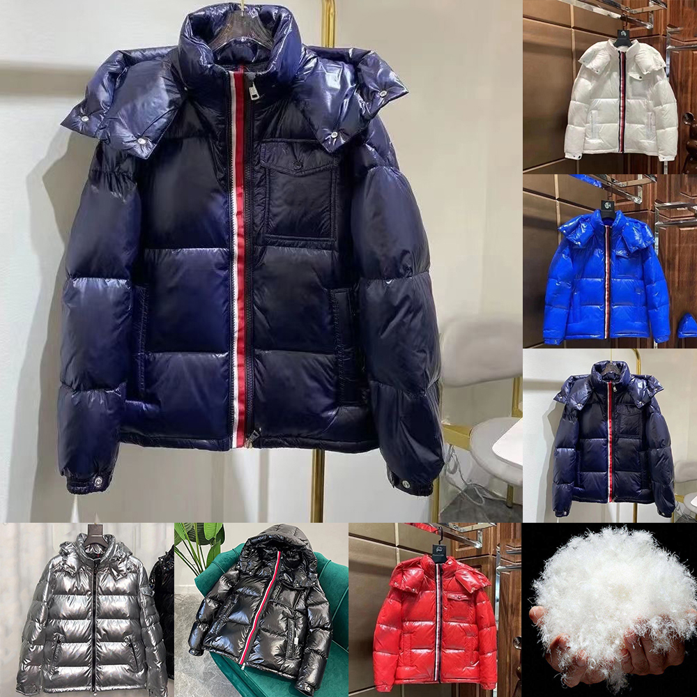 Top quality Winter Mens designer down Jackets Parka doudoune Black White Womens Warm Fashion Coat Couple Thick Coats Zip Up Hooded MBrand Clothes To
