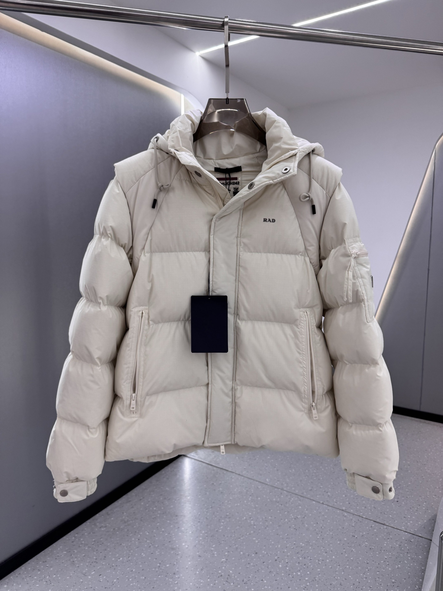 DUYOU Mens Puffer Jacket Down Jacket Unisex Puffer Coat Designer Jackets Warm Parka White duck down filling Winter Thick Fluffy Outerwear with Hood