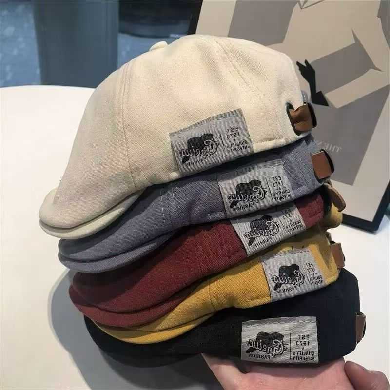 classic Retro beret for men and women Japanese street trend back wearing hat woman Korean version beret S261016IARR