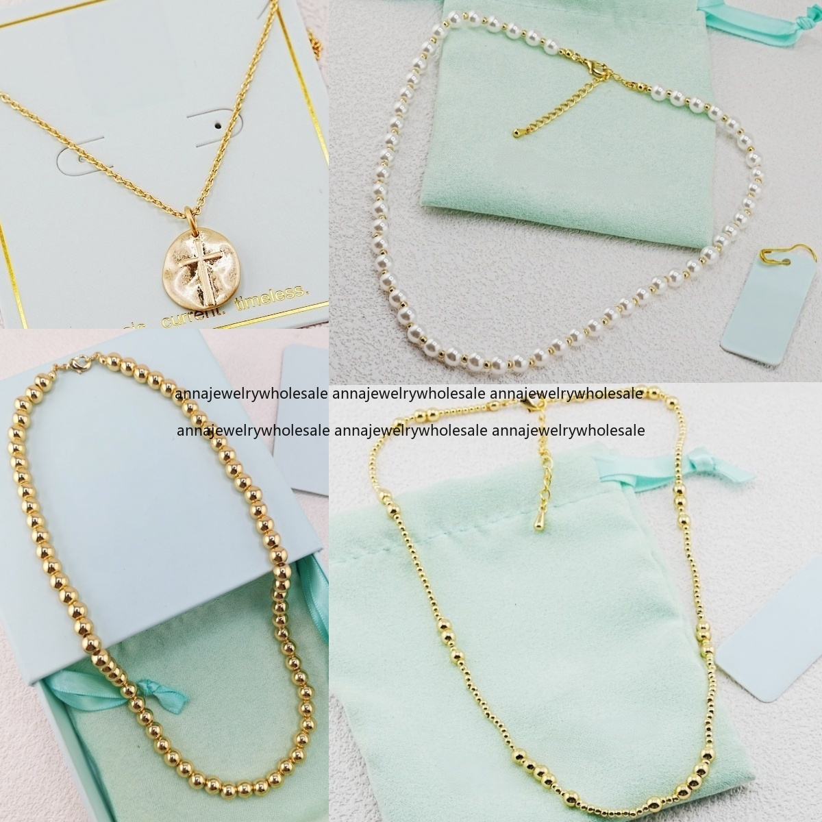 necklace enewtons necklace designer for women white pearl multi pendant necklace mixed color bead gold black Beads Chain classic luxury jewelry high