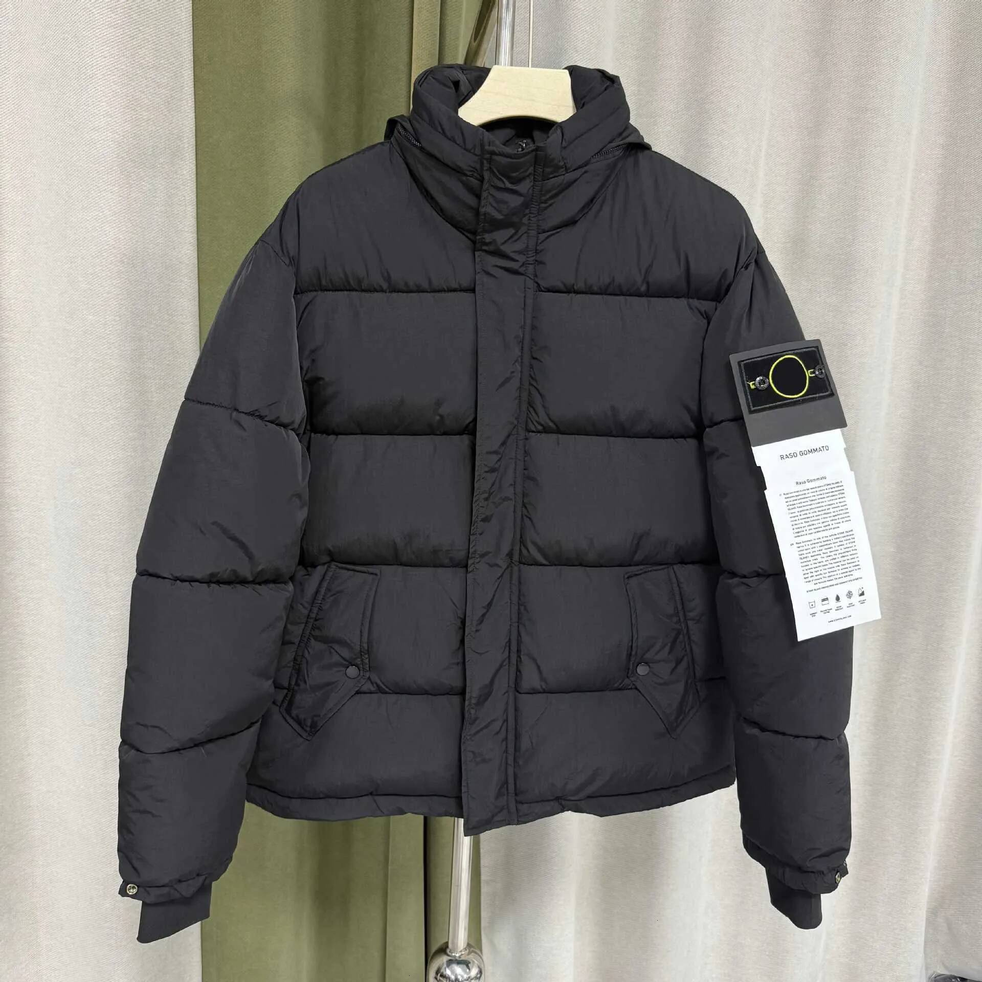 stone puffer Coat jacket 2026 new style stone Men's Nylon Ripstop Overshirt Jacket with Arm Patch Top Stoney jacket high-quality version Pocket