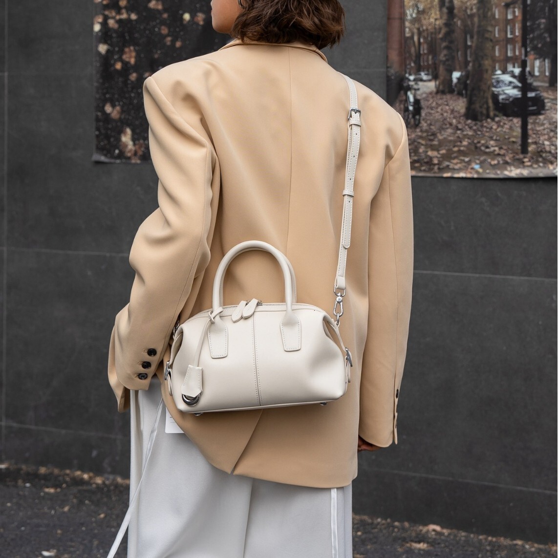 Women's Bag Cross-border Designer Bag Autumn Winter New Boston Bag Women's Top Layer Ladies' Handbag Suede Cowhide Genuine Leather Vi